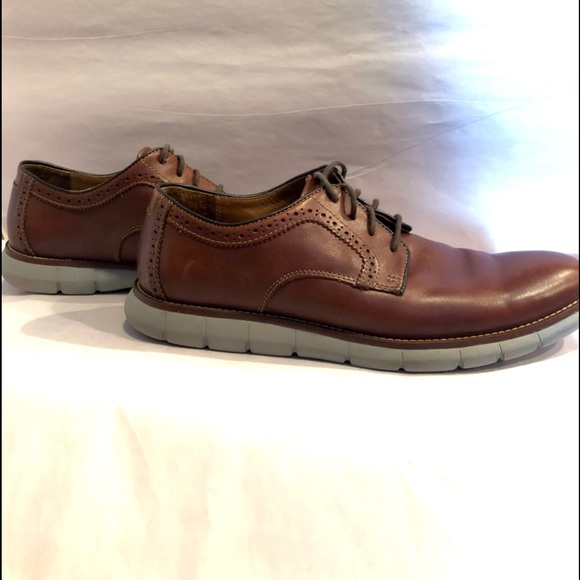 Johnston & Murphy Holden Plain Toe Men’s Shoe Size 9M Mahogany Full Grain main image 14